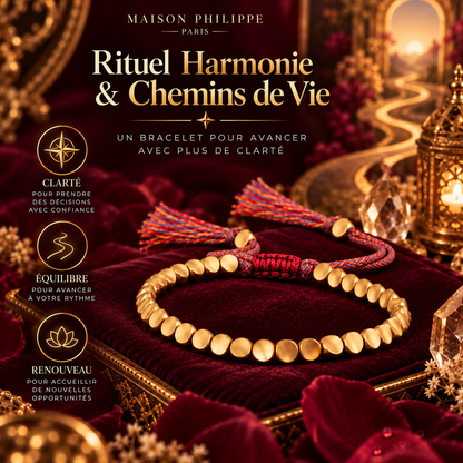 Bracelet Rituel Puissant™ – Amour, Protection, Chance & Réussite | Maison Philippe